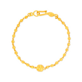 22K Gold Kids Charm Bracelet